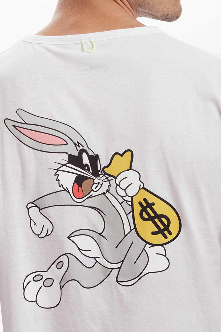 Picture of Big Bunny Cotton T-Shirt-White