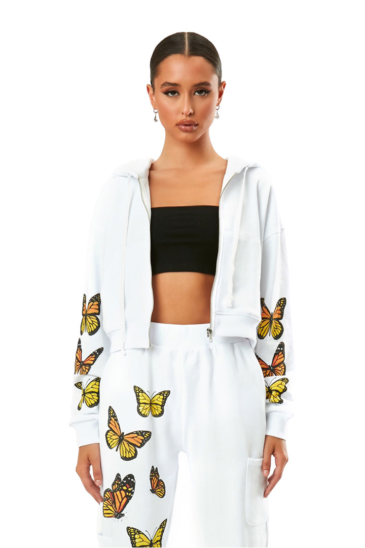 صورة Monarchy Butterfly jacket-White
