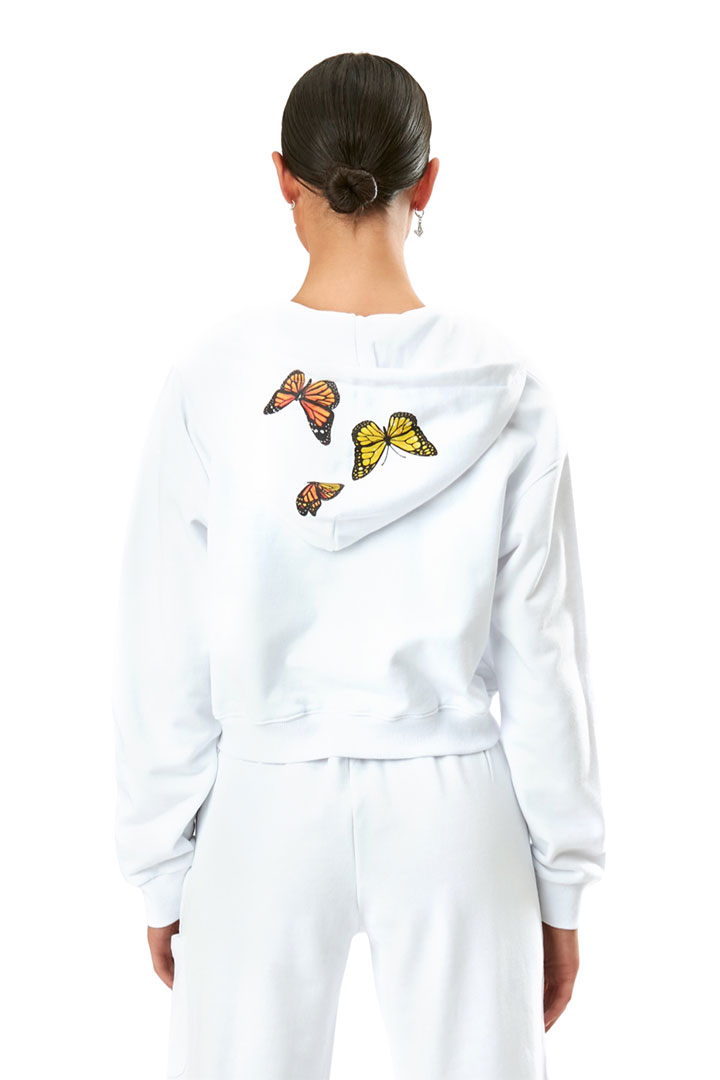 Picture of Monarchy Butterfly jacket-White