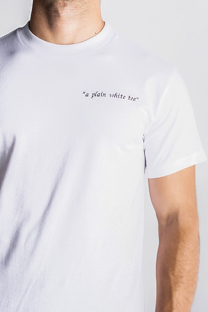Picture of "A PLAIN WHITE TEE"