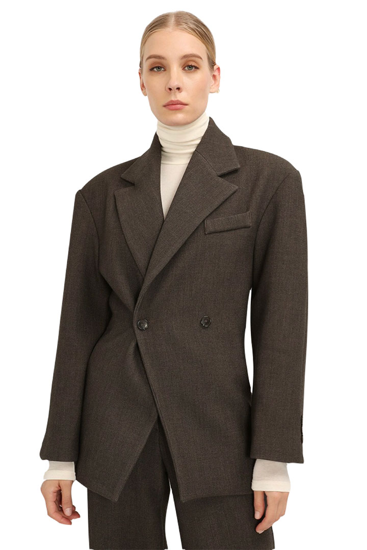 Picture of Avery Structured Jacket - Brown