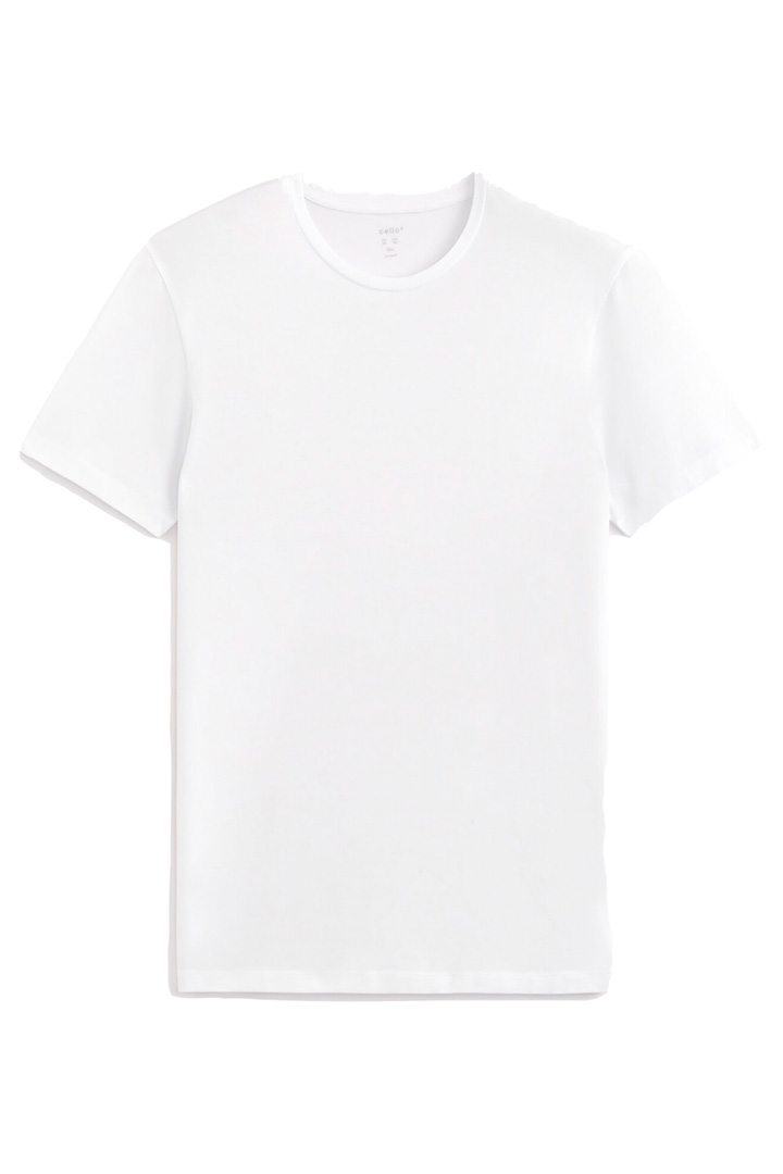صورة Neunir Round Neck Shirt - Optical White