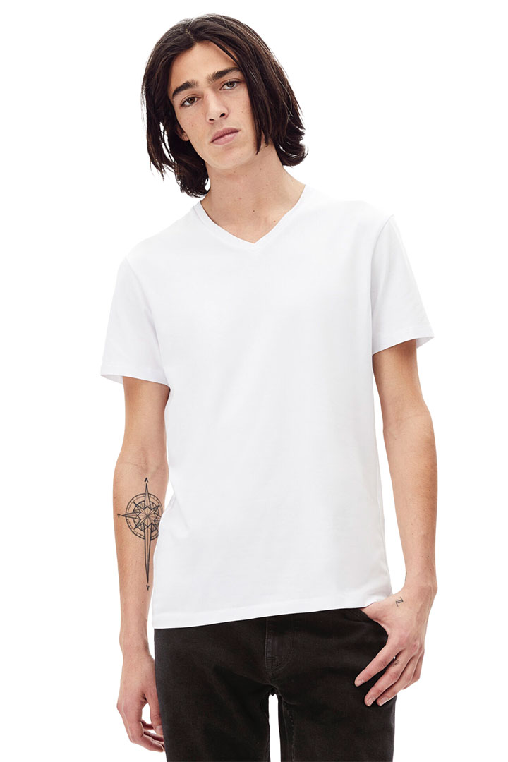 Picture of Neunir V-Neck Shirt-Optical White