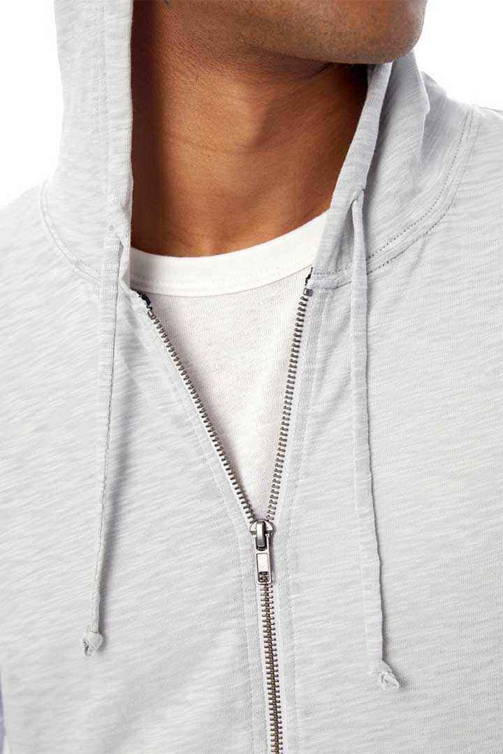 Picture of Cole Full Zip Hoodie - Light Grey