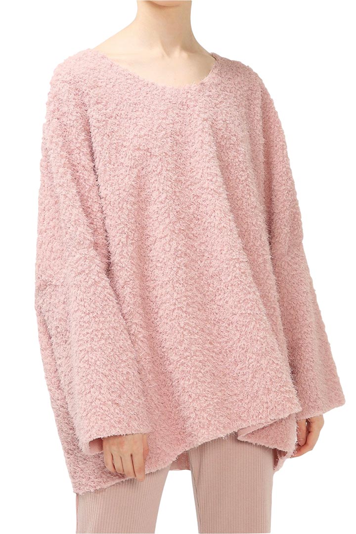 Picture of Lilly Fluffy Over Sized Top-Baby Pink