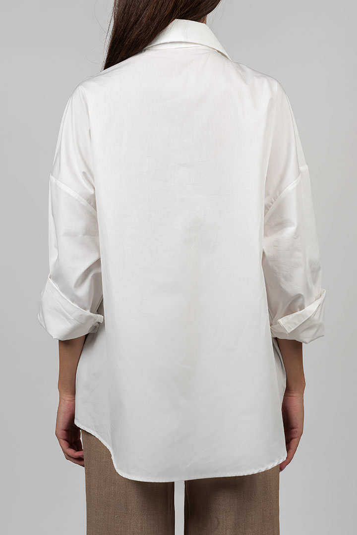 Picture of Scarlett Over Sized Button Down Shirt - White
