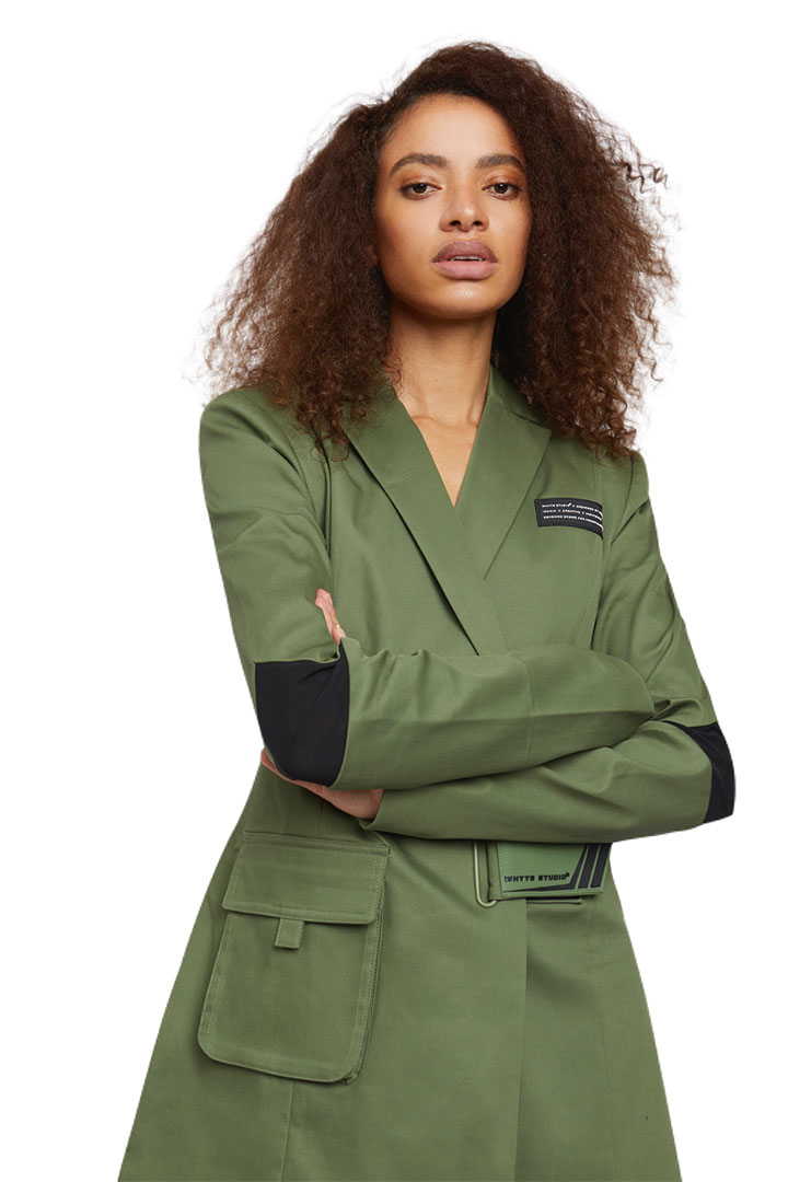 Picture of The “Drift” Dress -Military Green