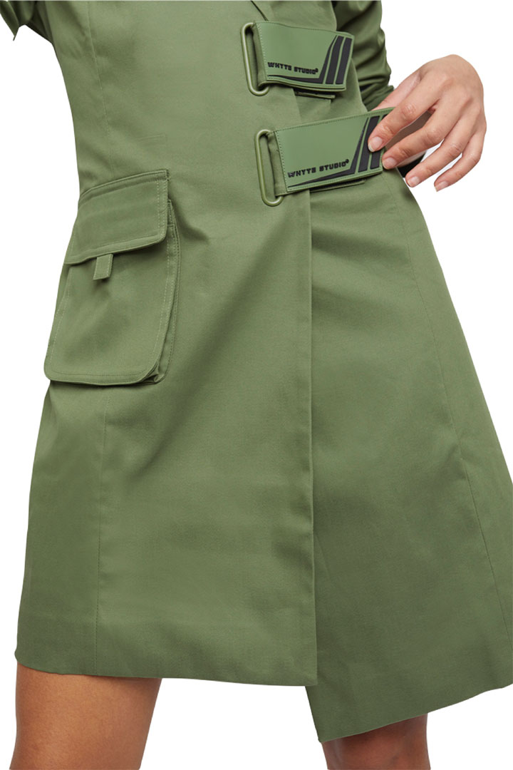 Picture of The “Drift” Dress -Military Green