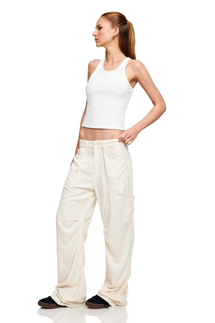 صورة Miami Vice Linen Pant-Off White