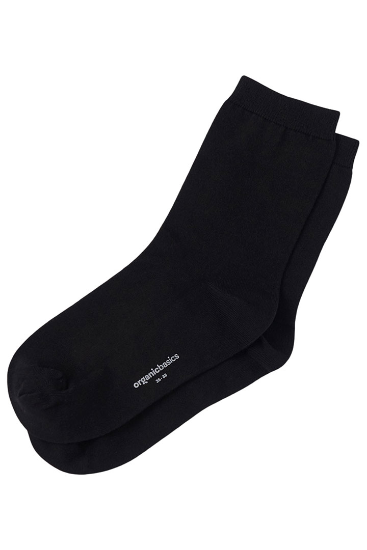Picture of Organic Cotton Socks 2 Pack- Black