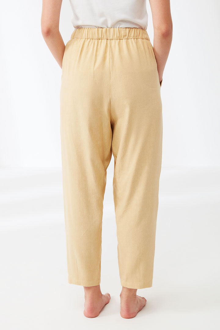 صورة Comfortlux Soft Trousers-Yellow Sand