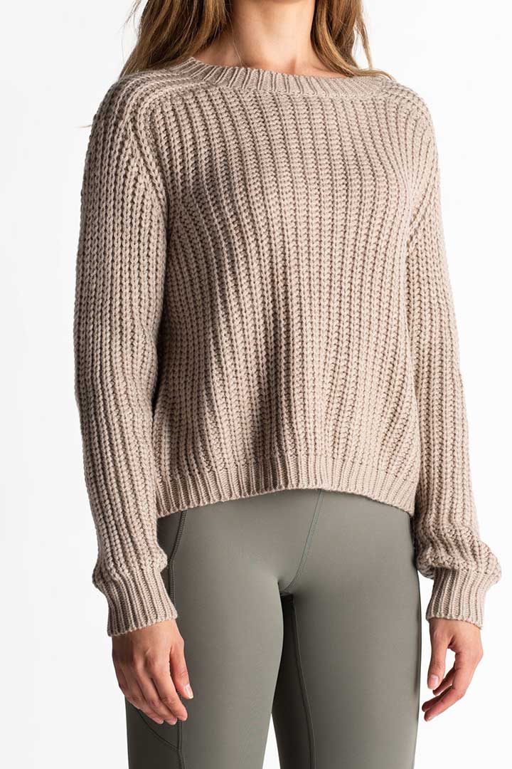 Picture of Joanna Open Back Sweater-Beige