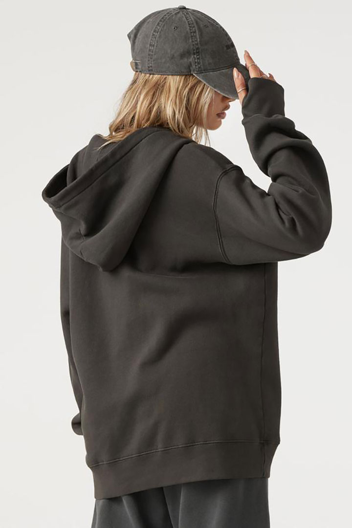 Picture of Empire Zip Hoodie-Charcoal French Terry