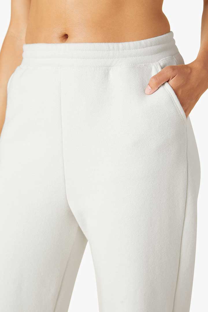 صورة Fleece Sweatpants-Vintage White 