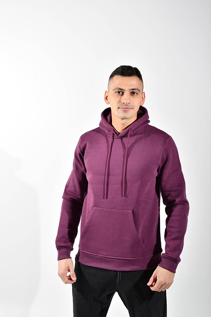 صورة Hooded Sweatshirt-Purple