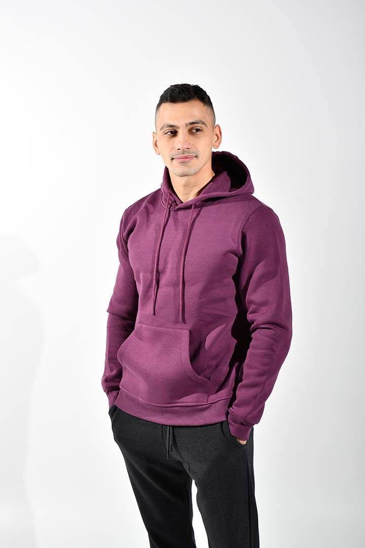 صورة Hooded Sweatshirt-Purple