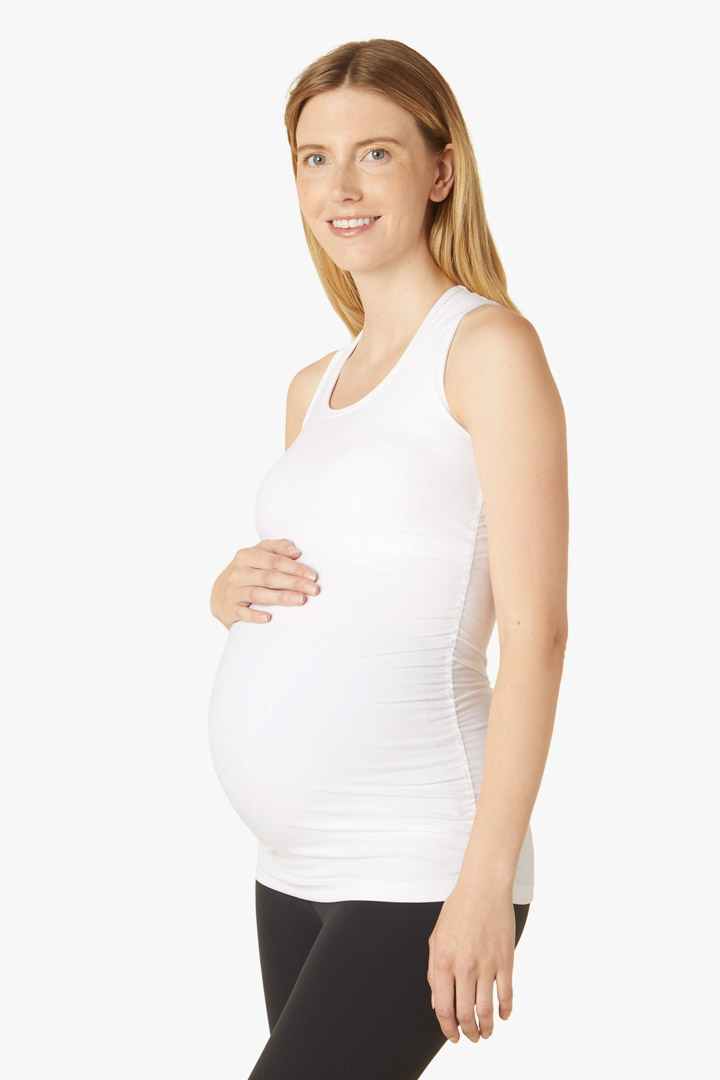 صورة Spacedye Bases Covered Maternity-White