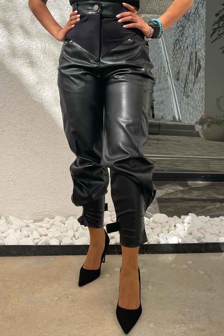 صورة Casual Leather Trouser