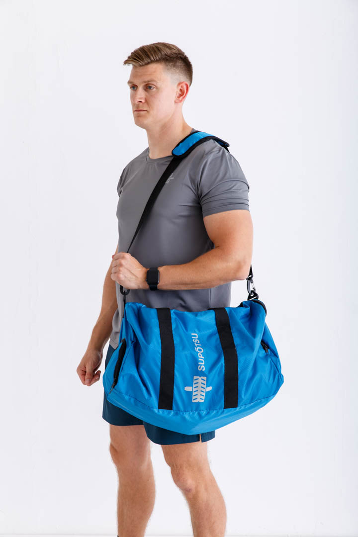 صورة Blue Large Gym Duffle Bag