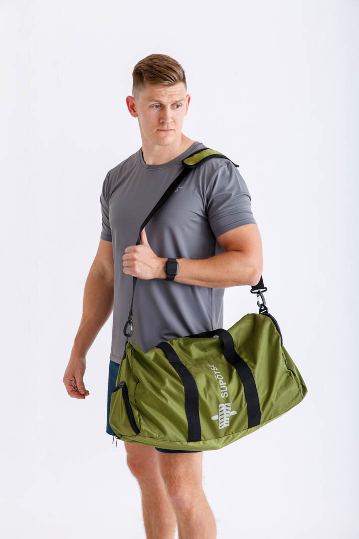 صورة Green Large Gym Duffle Bag