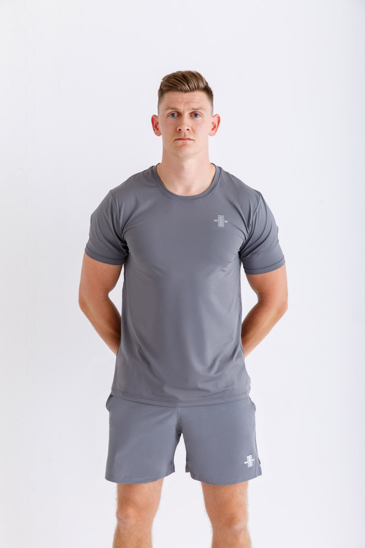 صورة Grey Tech Short Sleeve T-Shirt 