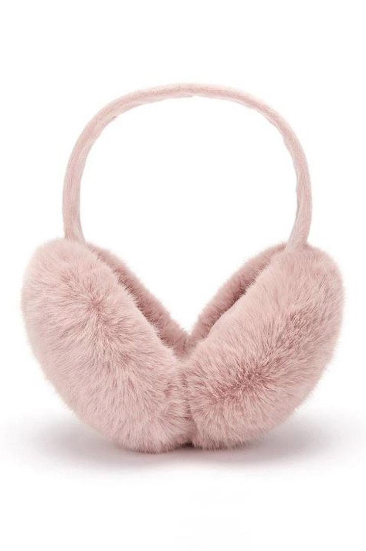 صورة Faux Fur Earmuffs-Pink