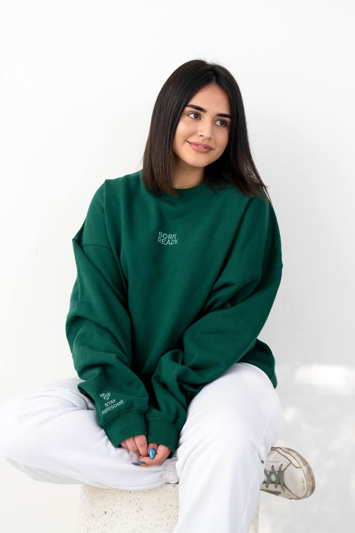صورة Premium Unstoppable Sweater-Green 