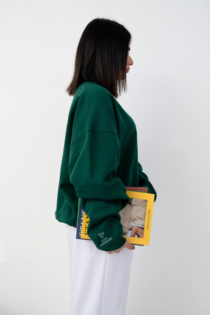 صورة Premium Unstoppable Sweater-Green 