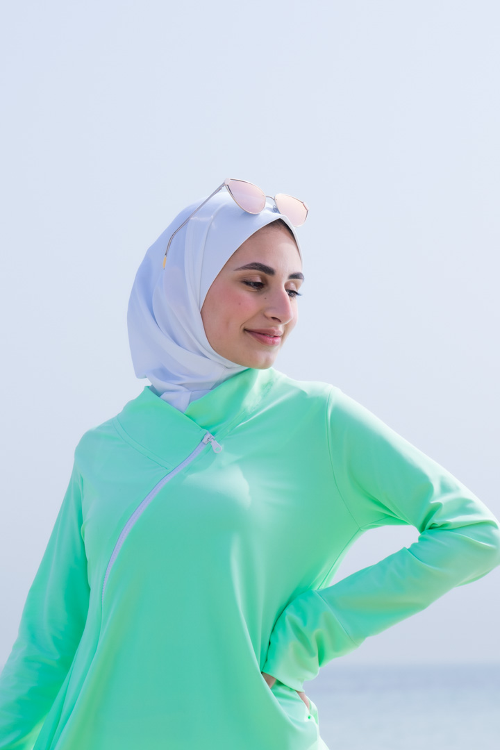 صورة Swimming Hijab - White