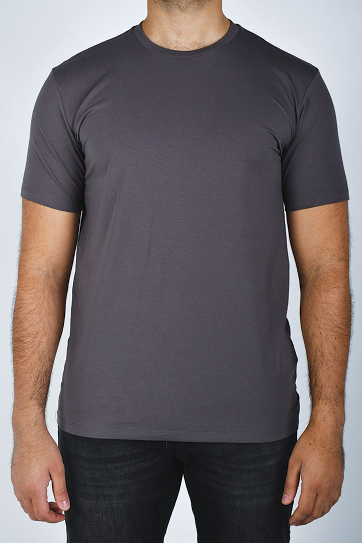 صورة Men's Round Neck Tshirt - Dark Grey