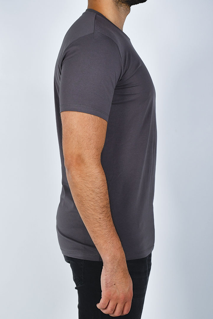 صورة Men's Round Neck Tshirt - Dark Grey