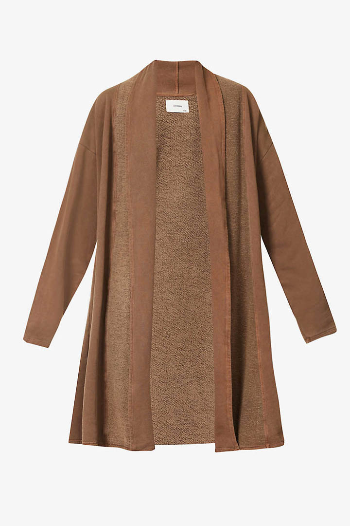 Picture of Oversized Cardigan-Cocoa French Terry