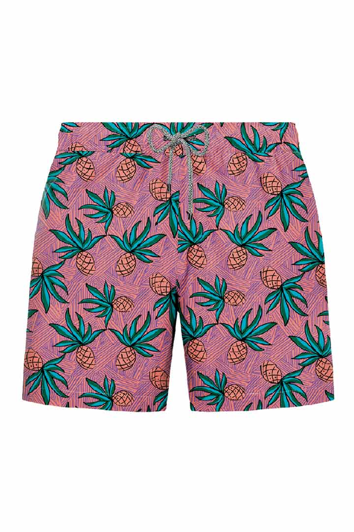 صورة Printed Swimshorts-Pineapple Red