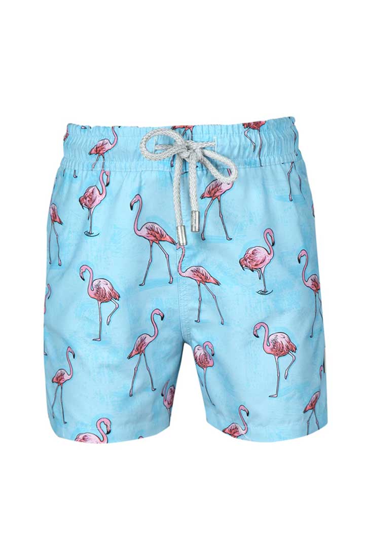 صورة Printed Swimshorts-Flamingo Blue