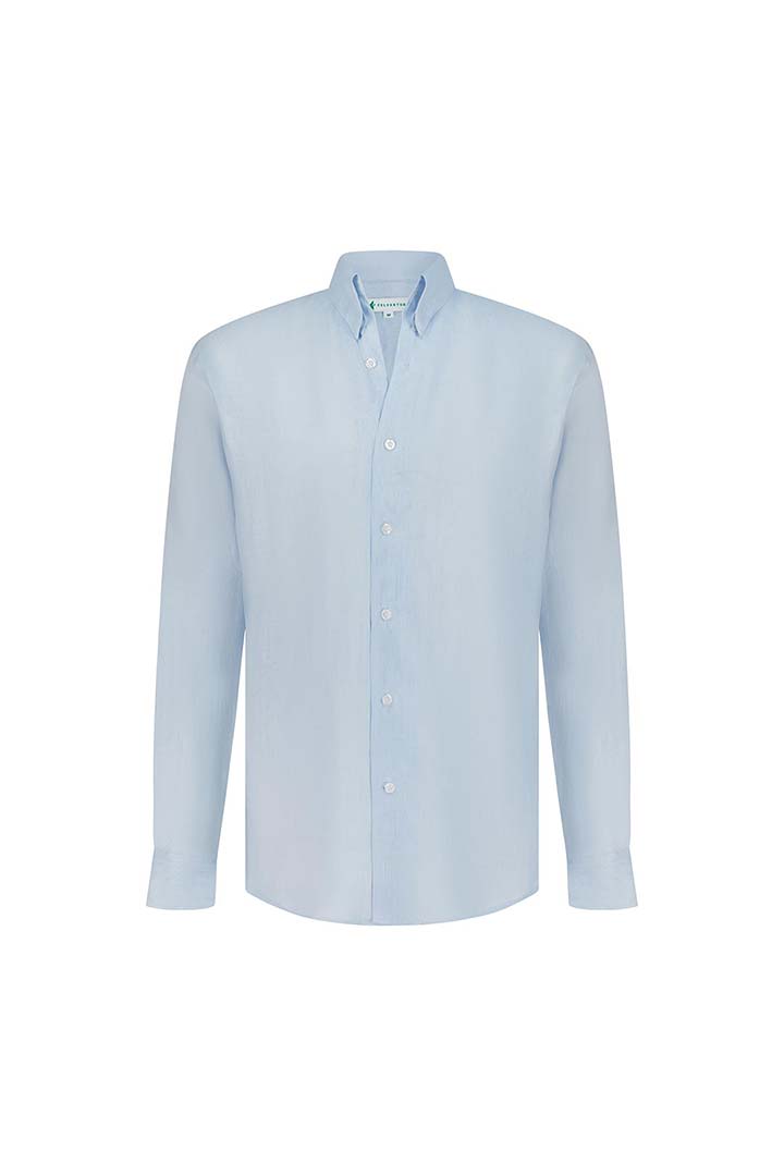 صورة FLY Linen Pale Blue Shirt