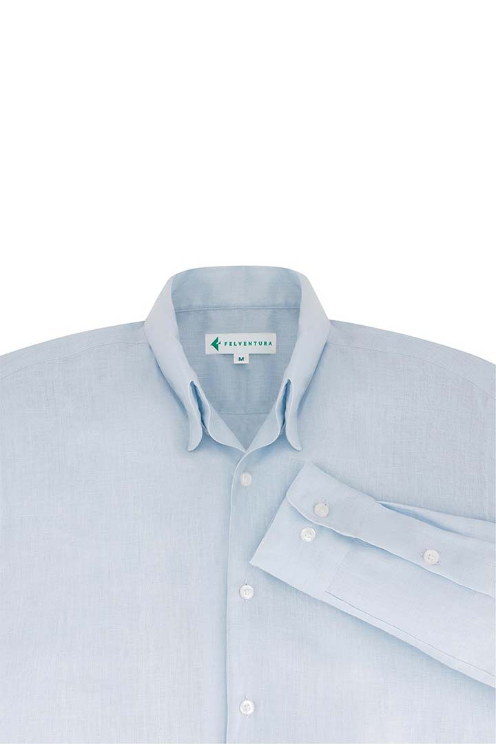 صورة FLY Linen Pale Blue Shirt