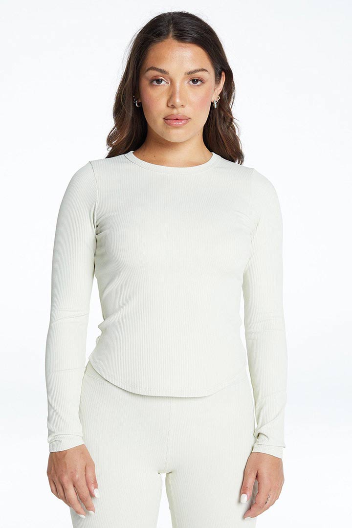 Picture of Long Sleeve Ribbed-Bone