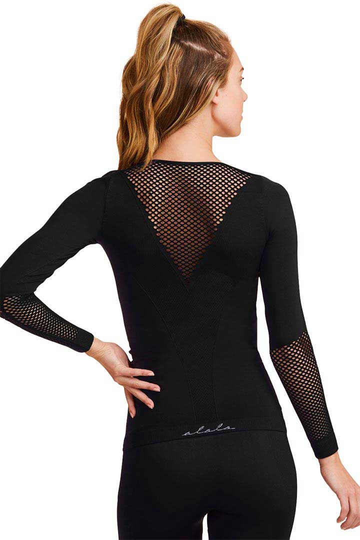 Picture of Seamless Long Sleeve Tee-Black