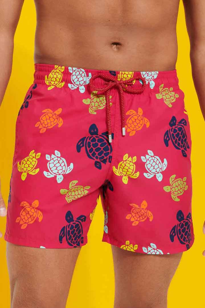 Picture of Men Swim Shorts Ronde Des Tortues-Pink