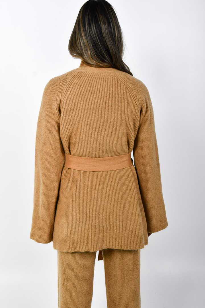 Picture of Multiple Choyces Knitwear Set-Brown
