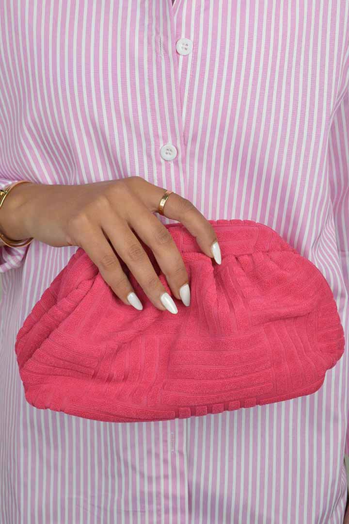 صورة Portable Bucket Bag-Pink