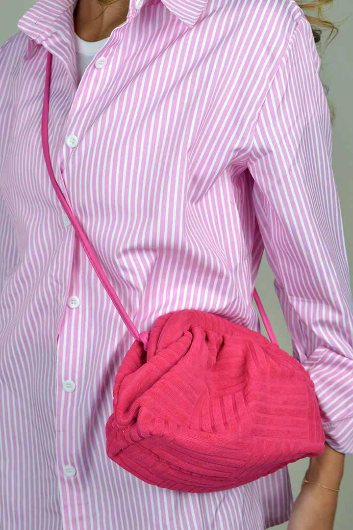 صورة Portable Bucket Bag-Pink