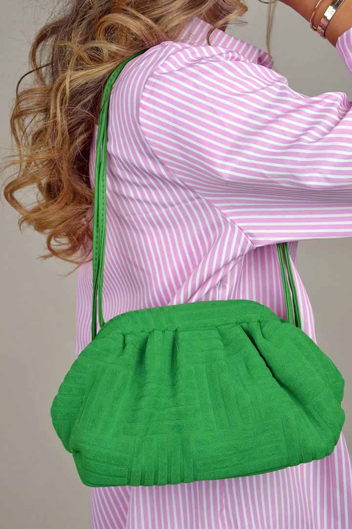 صورة Portable Bucket Bag-Green