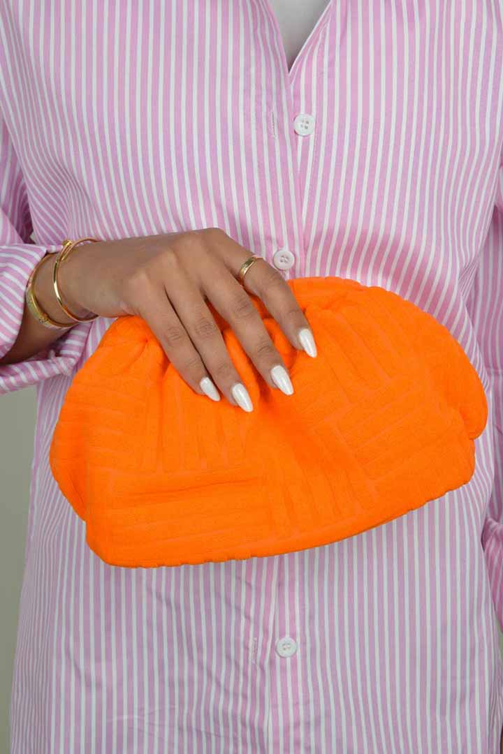 صورة Portable Bucket Bag-Orange