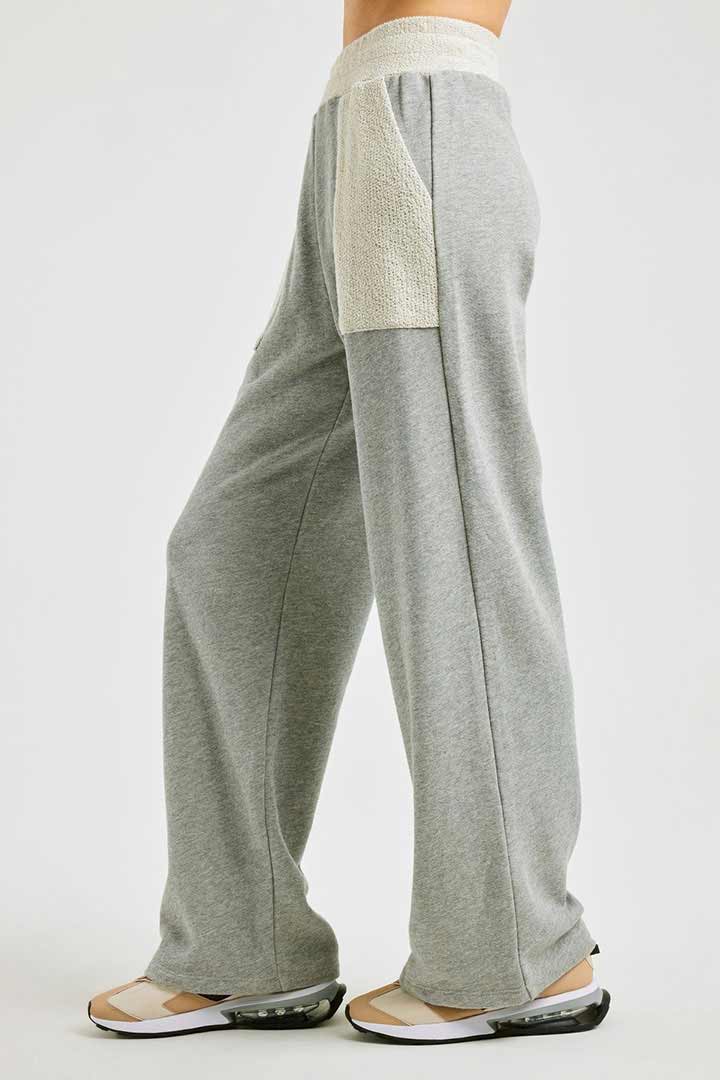 Picture of Reverse Pocket Sweatpants-Heather Grey