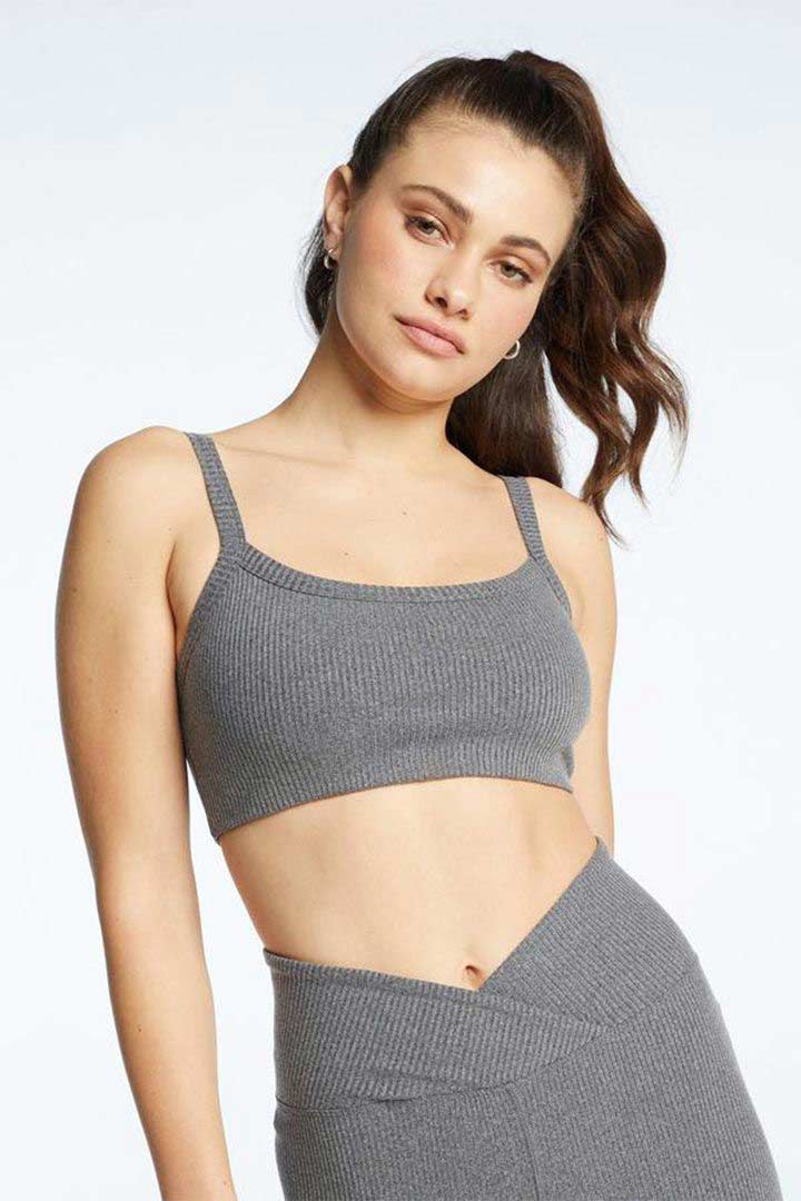 Picture of Ribbed Bralette 2.0-Heather Grey