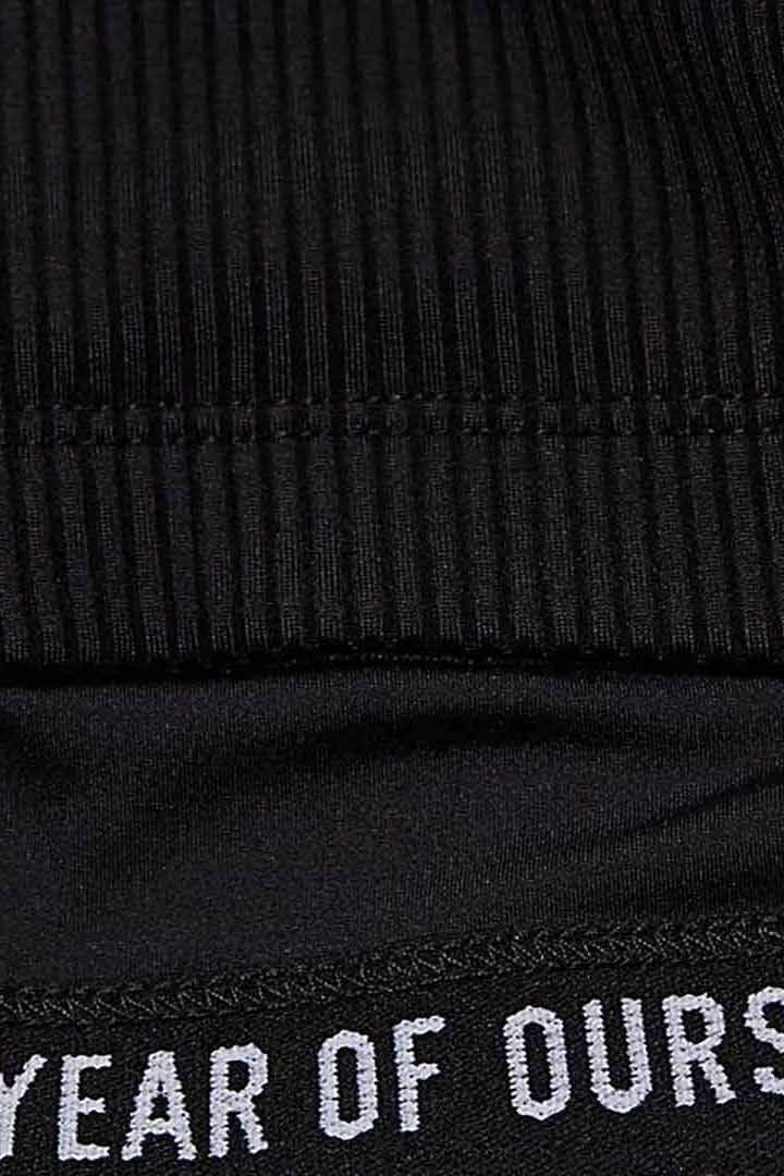 Picture of Ribbed Football Bra-Black