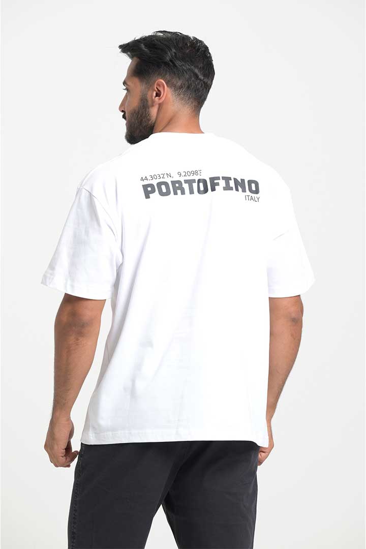 صورة Portofino Oversized T-Shirt-White