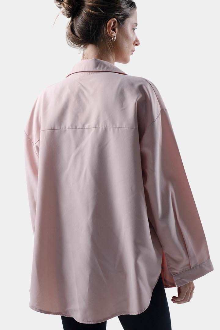 صورة Classic Long Sleeve Shirt-Pink
