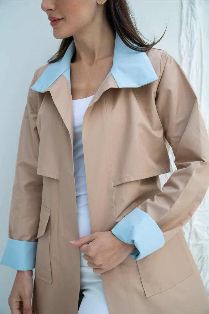 Picture of Blue/Beige Trench